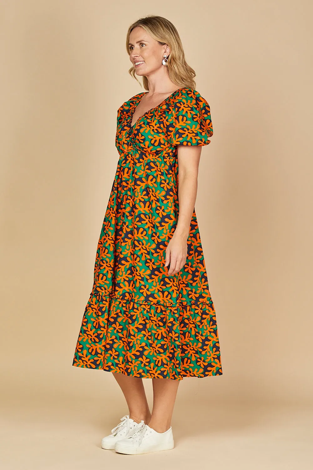 Alison Midi Dress in Nemo