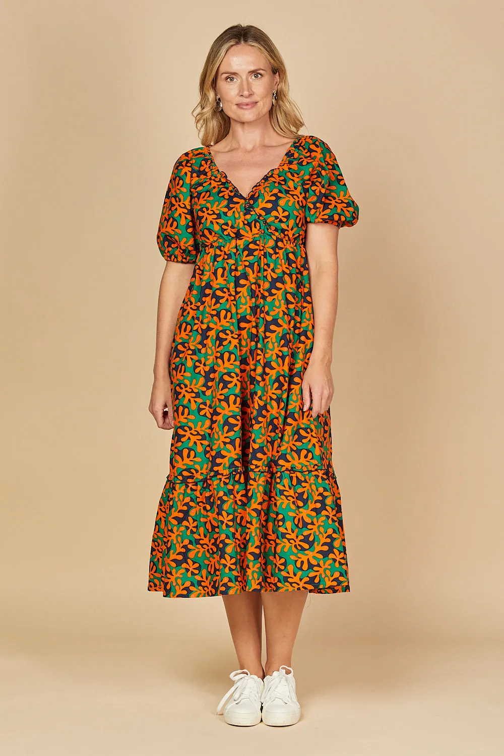 Alison Midi Dress in Nemo