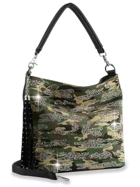 Bag - Camo Rhinestone Accent