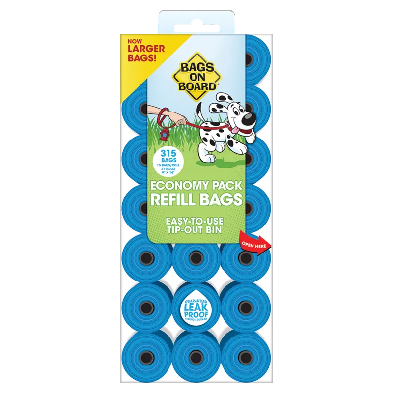 Bags on Board Waste Bags Refill Pantry Pack