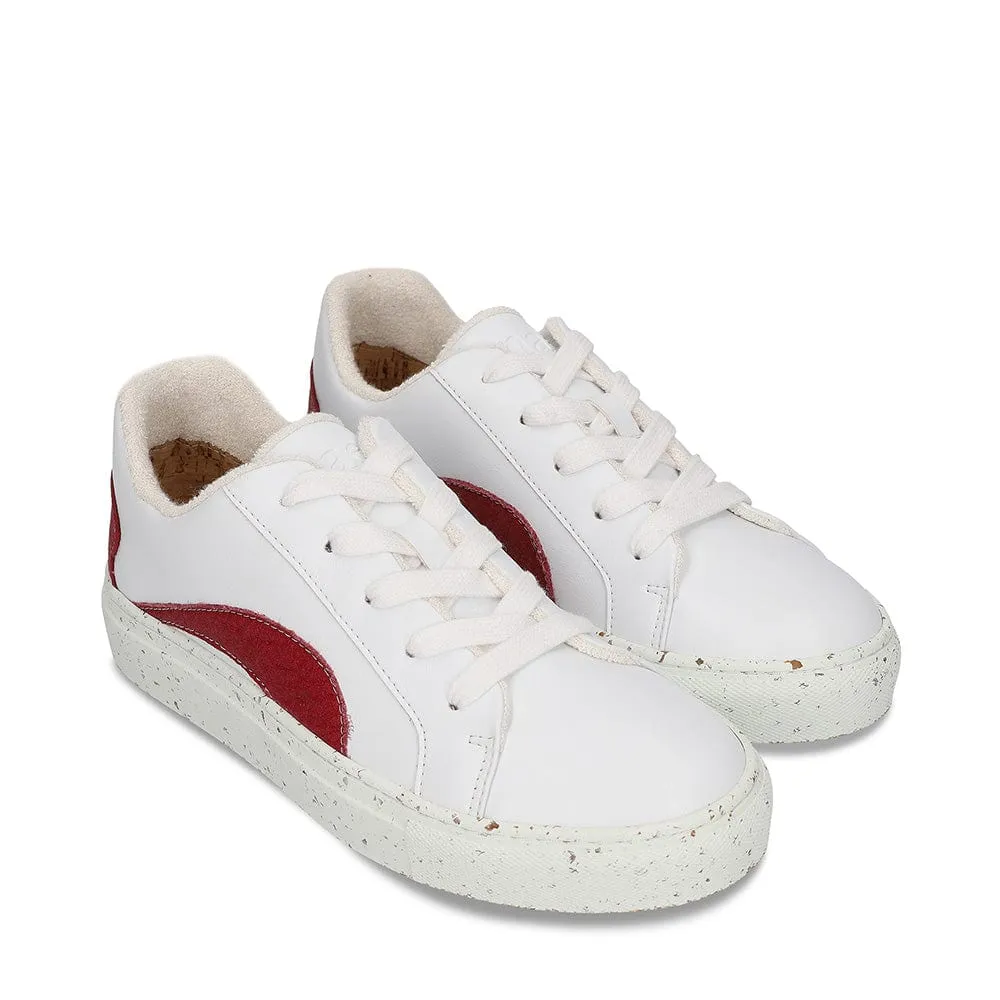 Berlin Piatex & Apple Leather Vegan Sneakers | Red