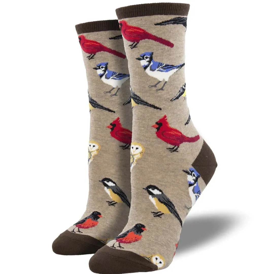 Bird Is The Word Women's Crew Socks