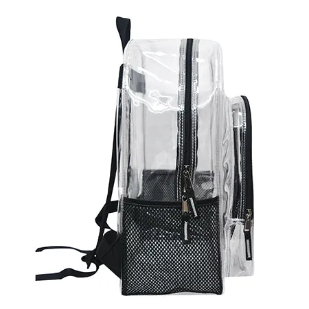 Black NGIL Clear Backpack Heavy Duty PVC Transparent Backpack