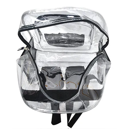 Black NGIL Clear Backpack Heavy Duty PVC Transparent Backpack