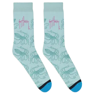 Blue Octopus Socks