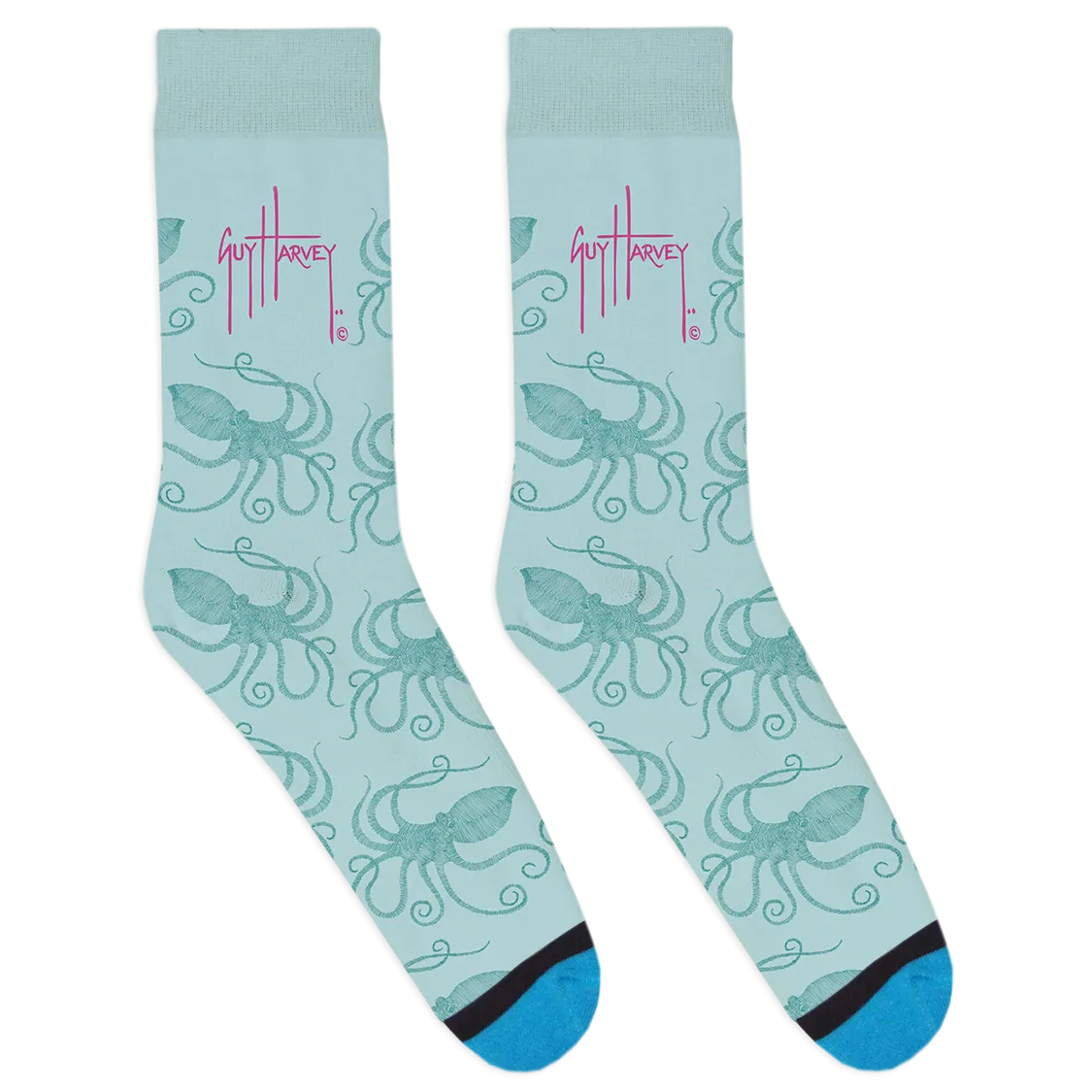 Blue Octopus Socks