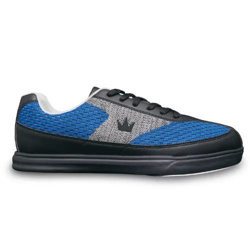 Brunswick Mens Renegade Blue Mesh Bowling Shoes