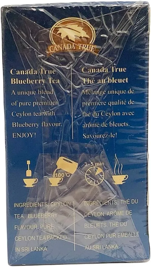 CANADA TRUE 3 Bundle Tea(Maple,Blueberry,Icewine) 3x10 Tea Bags 60g