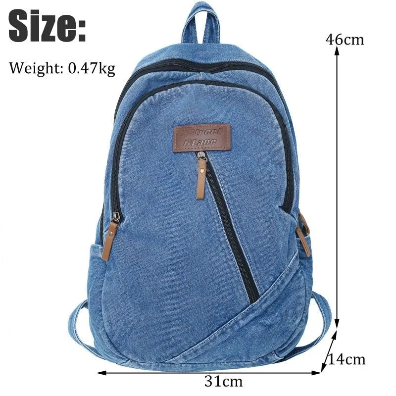 Canvas Travel Book Bag - Laptop Cool Backpack QB353