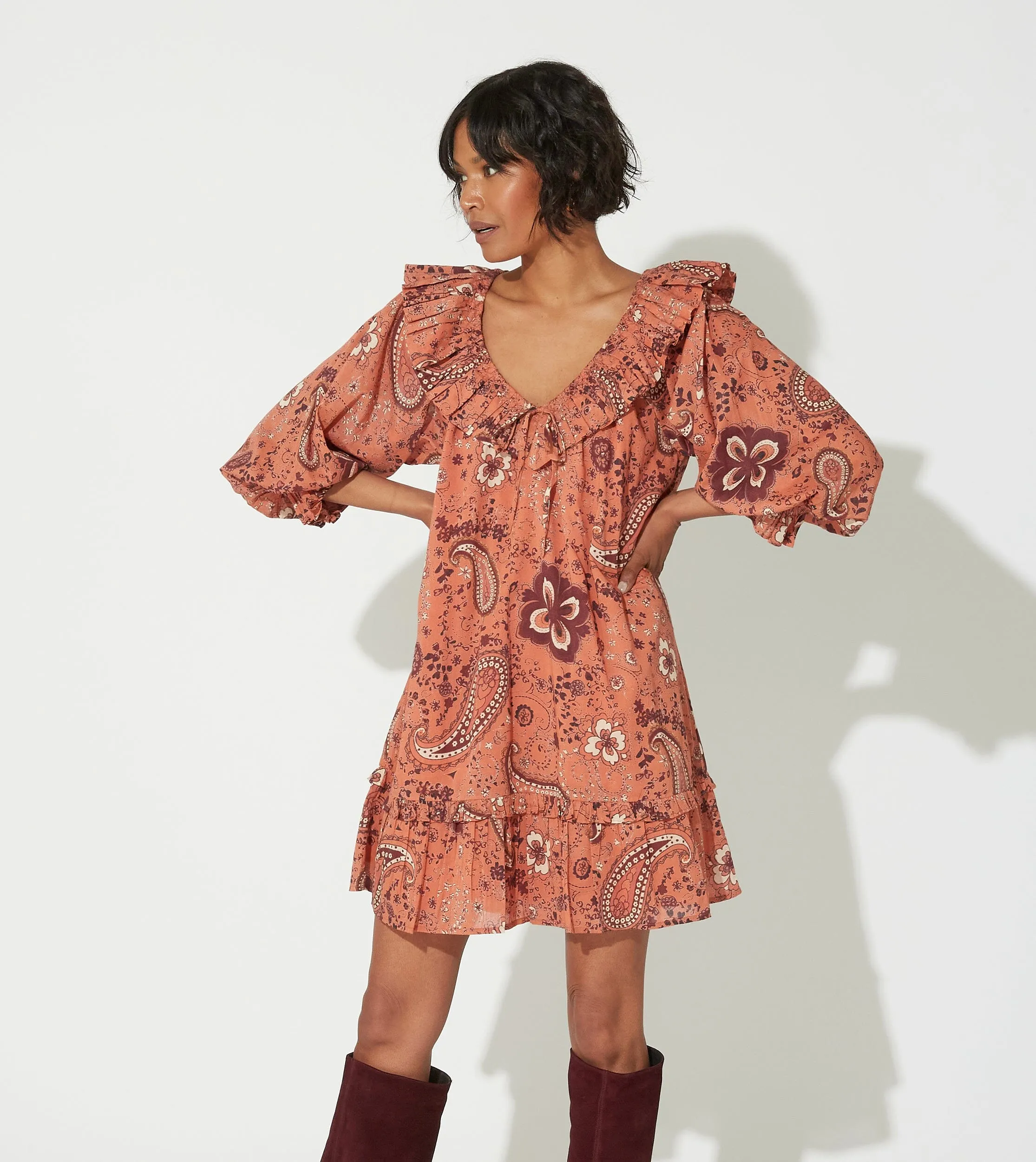 Danica Mini Dress | Rhode Paisley