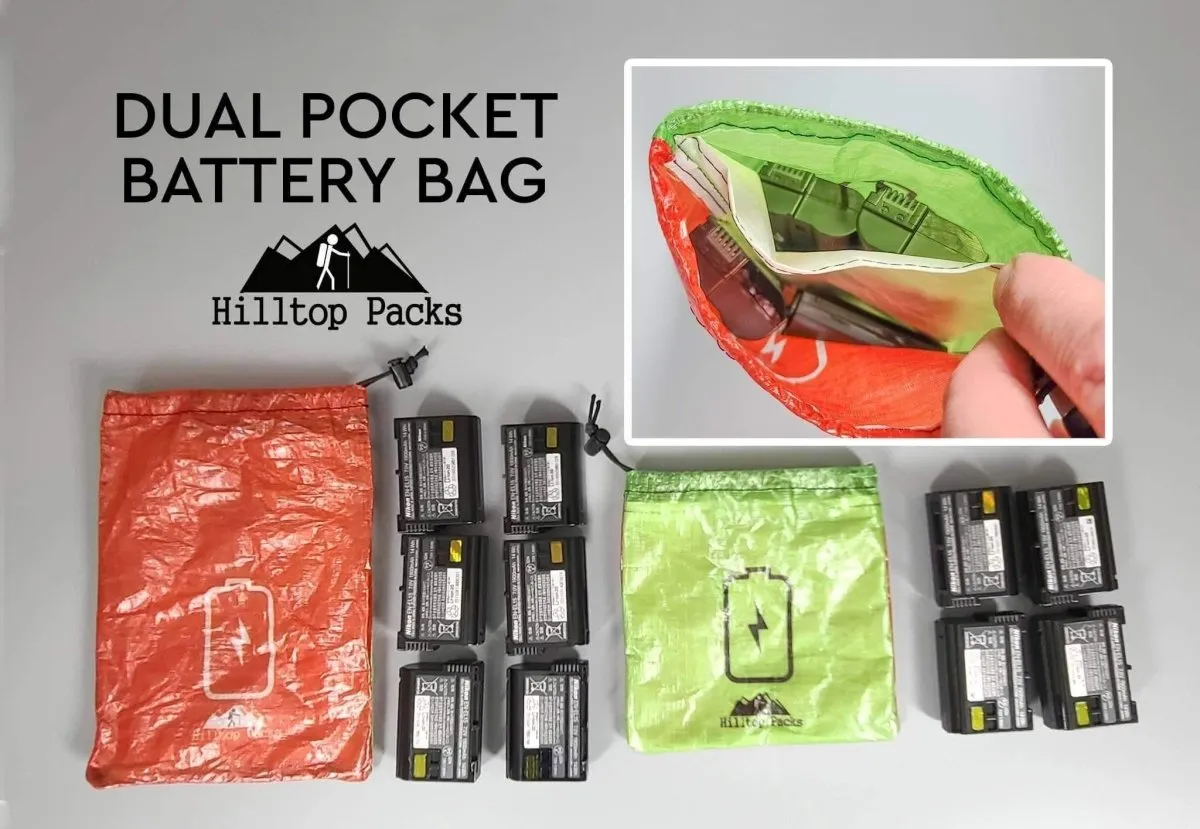 Dual Pocket Battery Bags