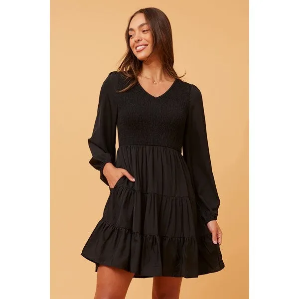 ELLIANA TIERED SHORT DRESS