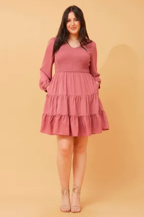 ELLIANA TIERED SHORT DRESS