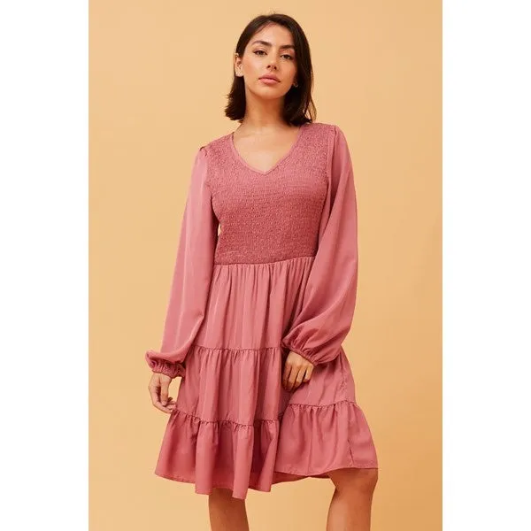 ELLIANA TIERED SHORT DRESS