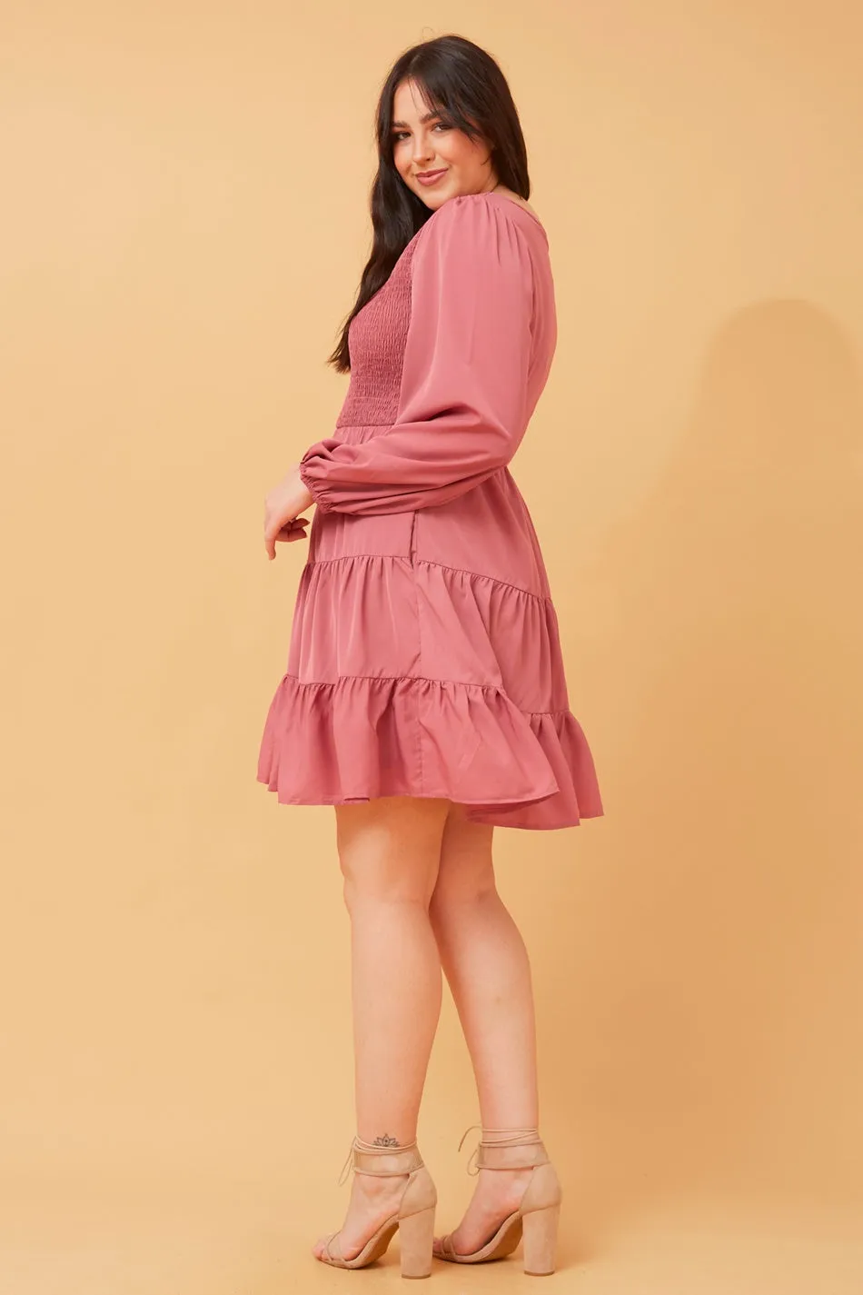 ELLIANA TIERED SHORT DRESS