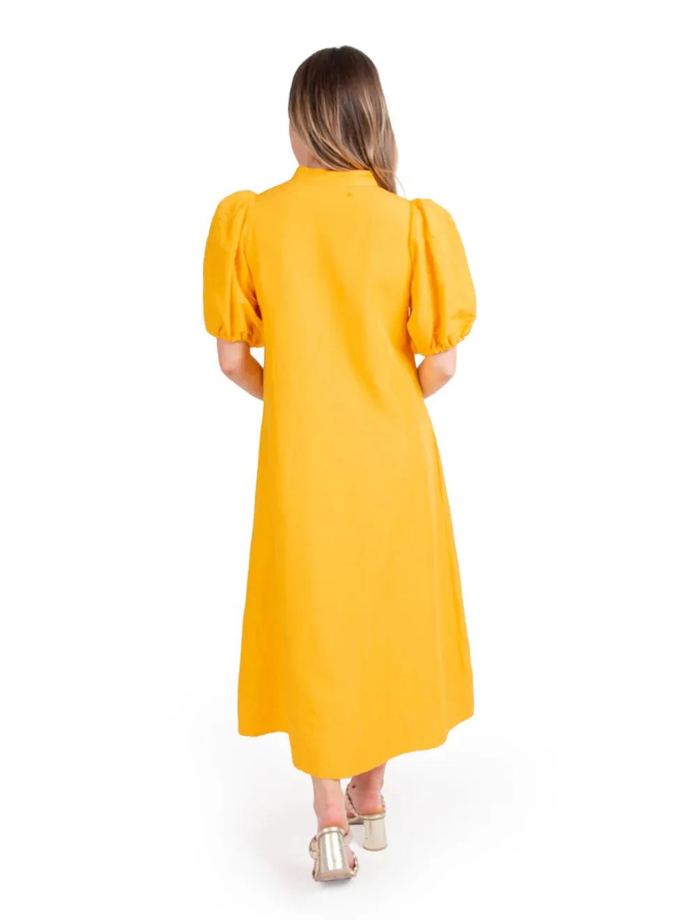 Emily McCarthy Hampton Dress - Sunshine Linen