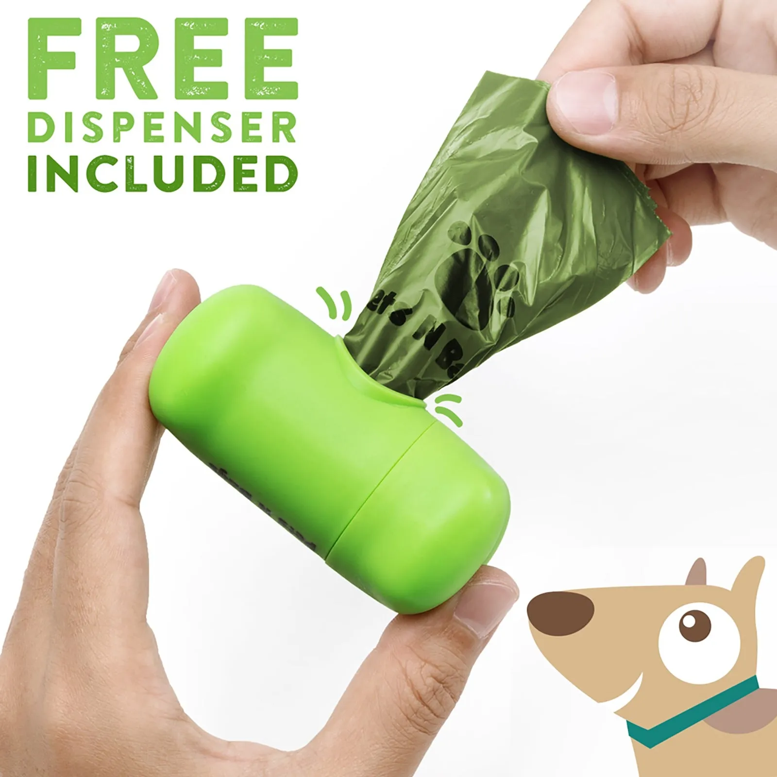 Environment Friendly Pets N Bags Dog Waste Bags - 240/16