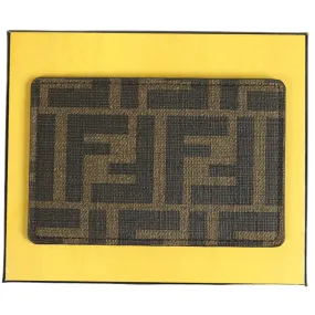 Fendi Monogram Zucca FF Logo Cardholder