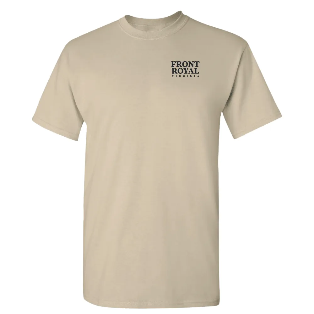 Front Royal Custom Made Short Sleeve Tshirt - Sand