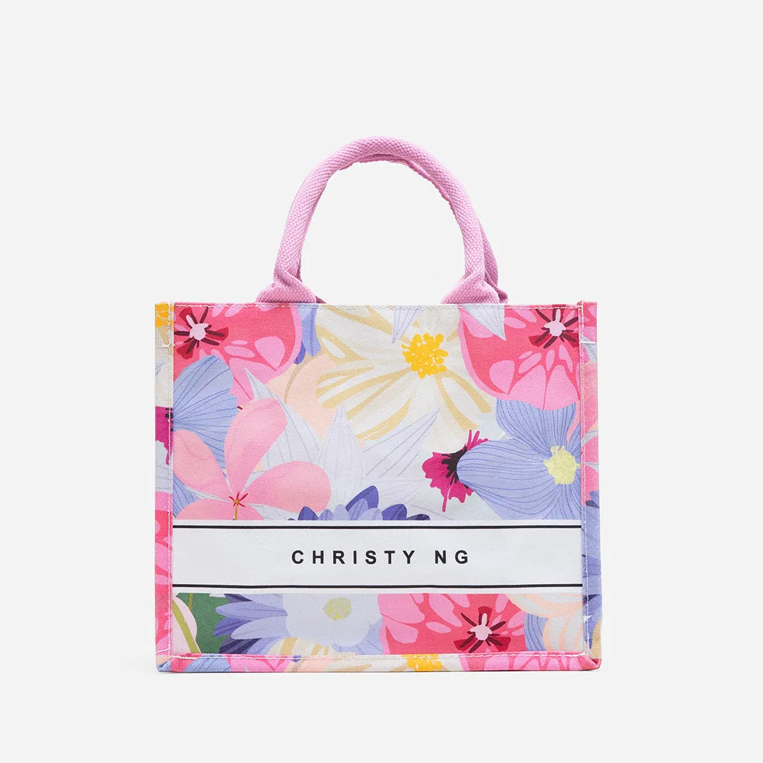 Full Bloom Mini Canvas Tote Bag