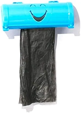 Garbage Bag Storage Box Wall-mounted Smiley Face Pattern