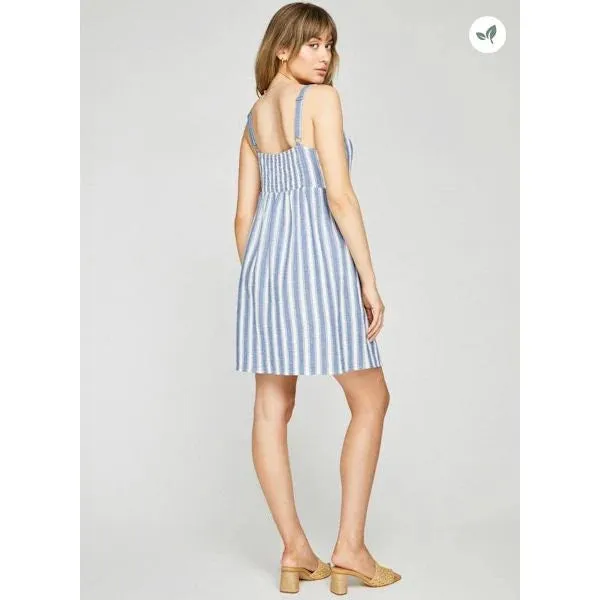 Gentle Fawn Lorelai Dress | Indigo Stripe