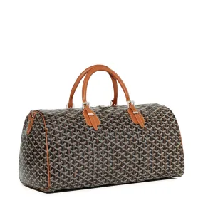 Goyard Boston 50 Black Tan Bag