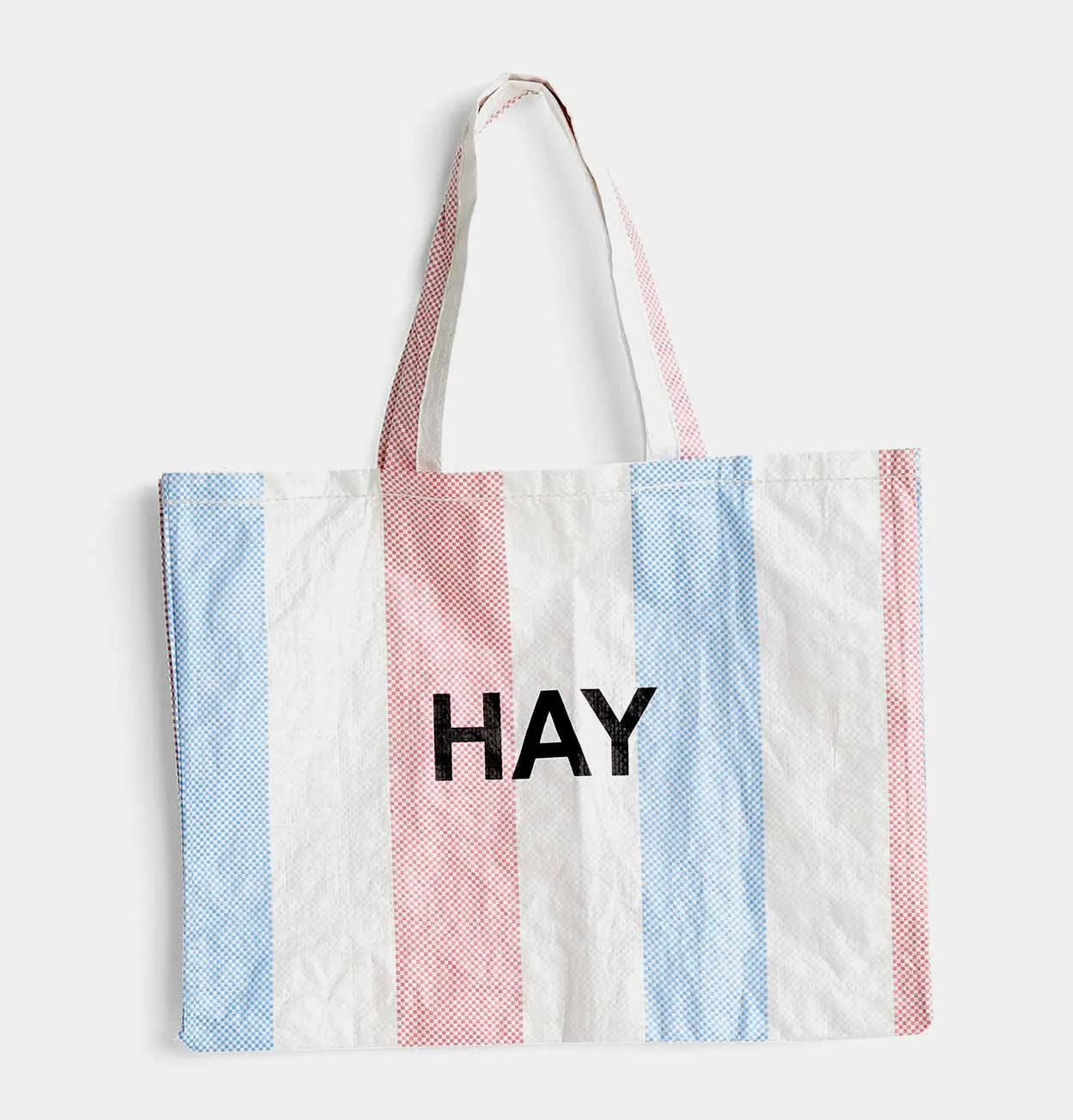 HAY Candy Stripe Shopper in Blue, Red and White