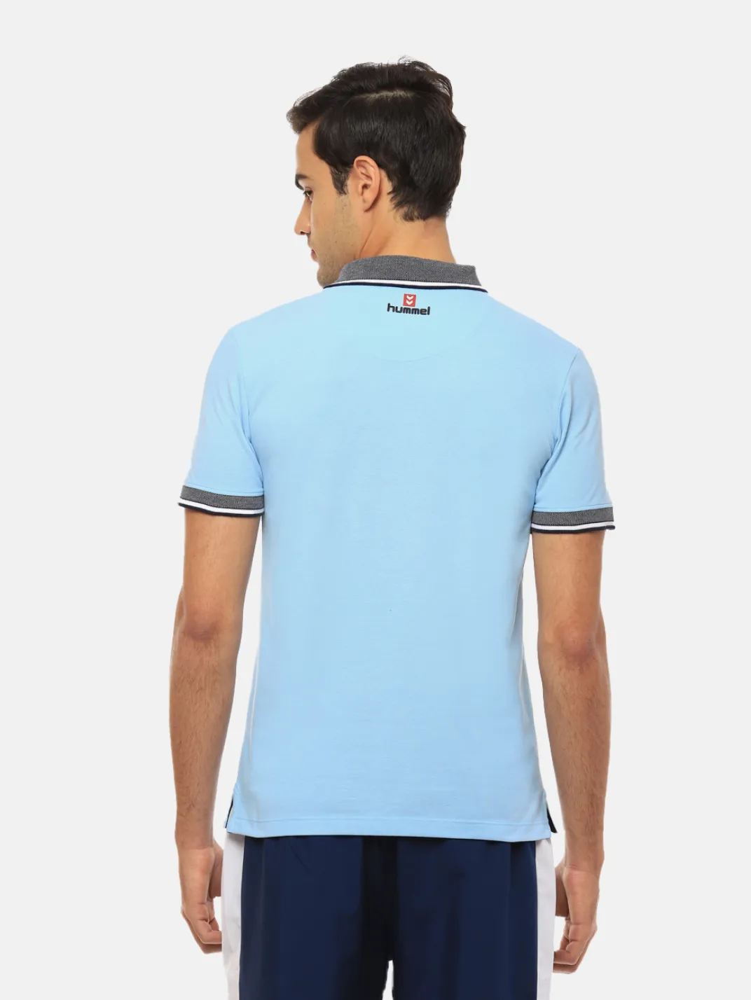 Hummel Eunike Men Blue Tshirt B2B Polo