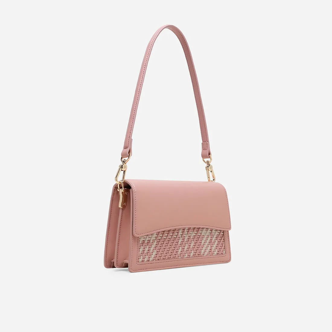 Leonora Woven Shoulder Bag