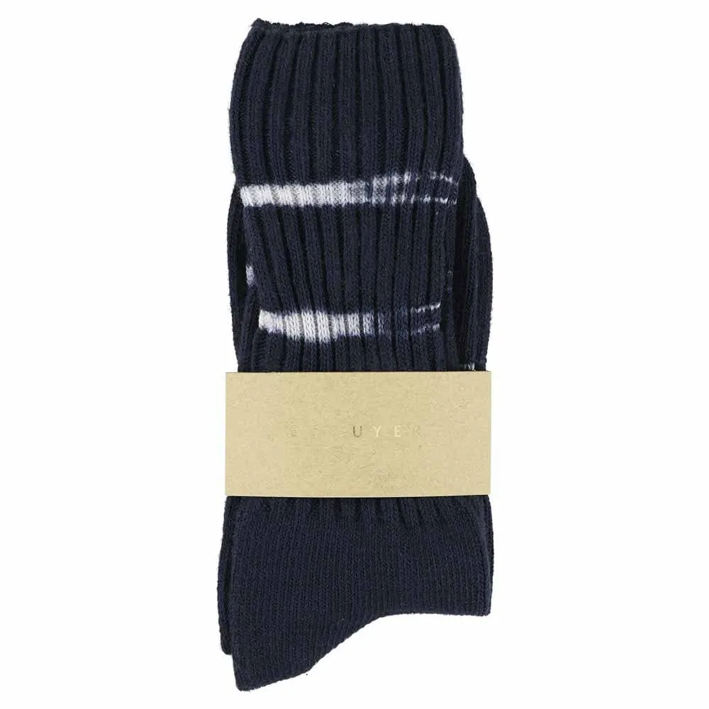 Men Indigo Dyed Socks - Escuyer