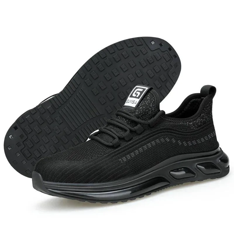 Men's Black Safety Work Sneakers - CS439650 Casual Shoes