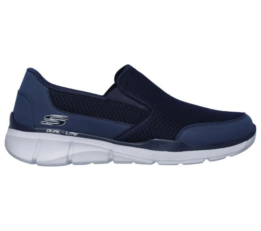 Mens Skechers Equalizer 3.0 - Bluegate Navy Slip On Sneaker Shoes