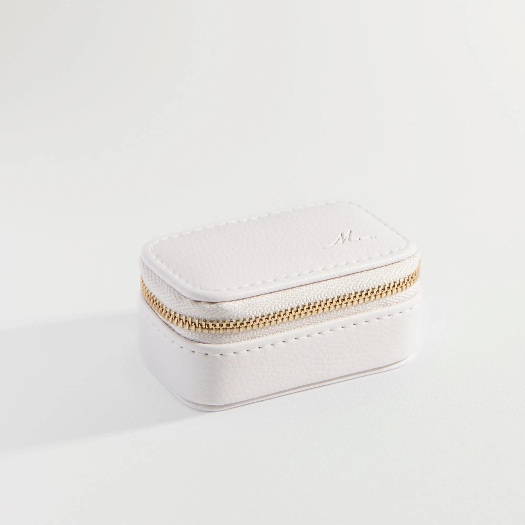 Mini Travel Case - White