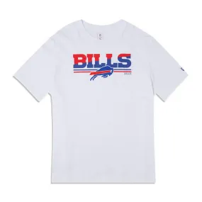 New Era Buffalo Bills White Short Sleeve Shirt