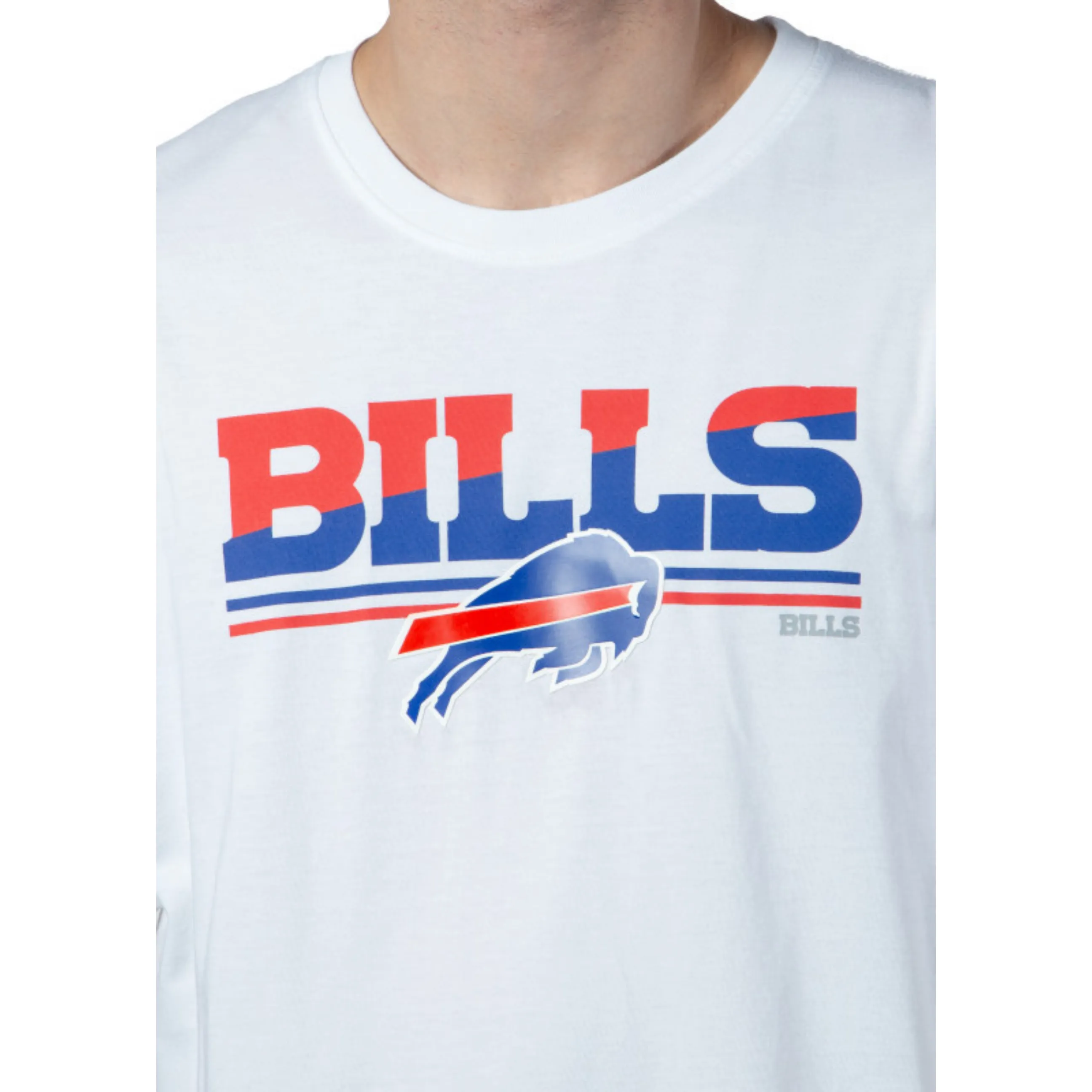 New Era Buffalo Bills White Short Sleeve Shirt