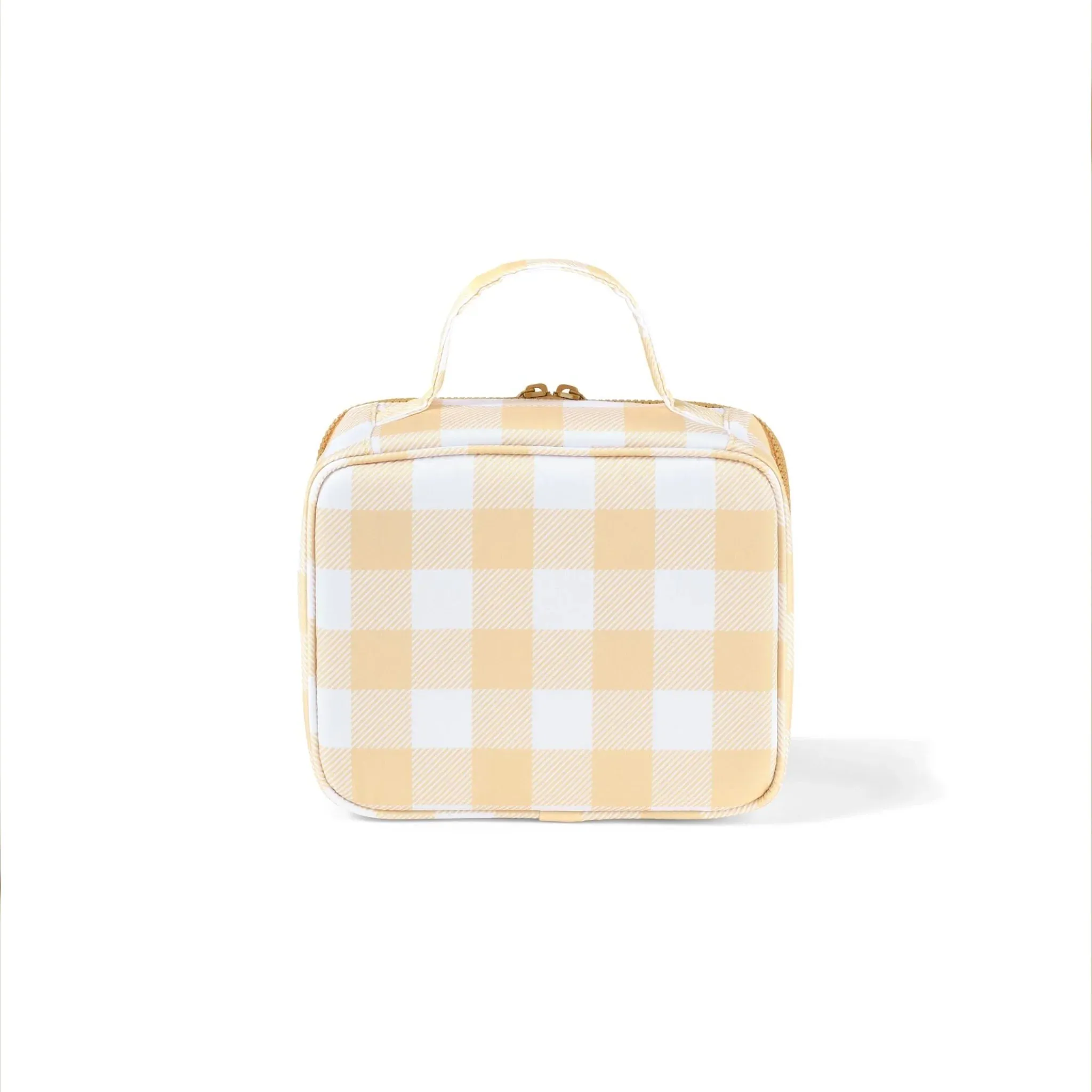 OiOi Insulated Lunch Bag Mini- Beige Gingham