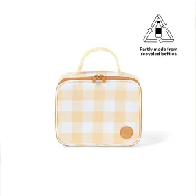 OiOi Insulated Lunch Bag Mini- Beige Gingham