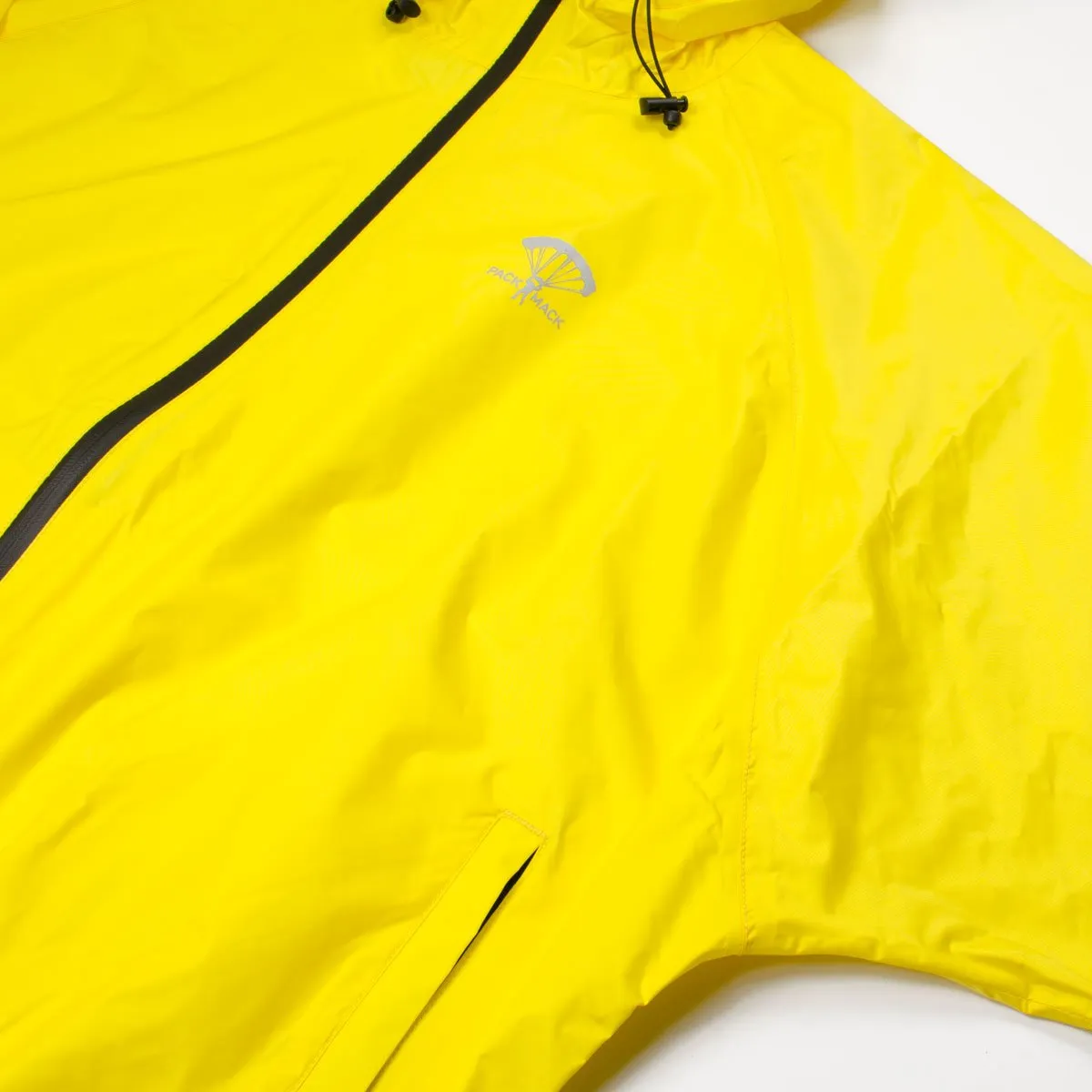 Packmack - #400 Parachute Full Zip Rain Jacket - Yellow Cab