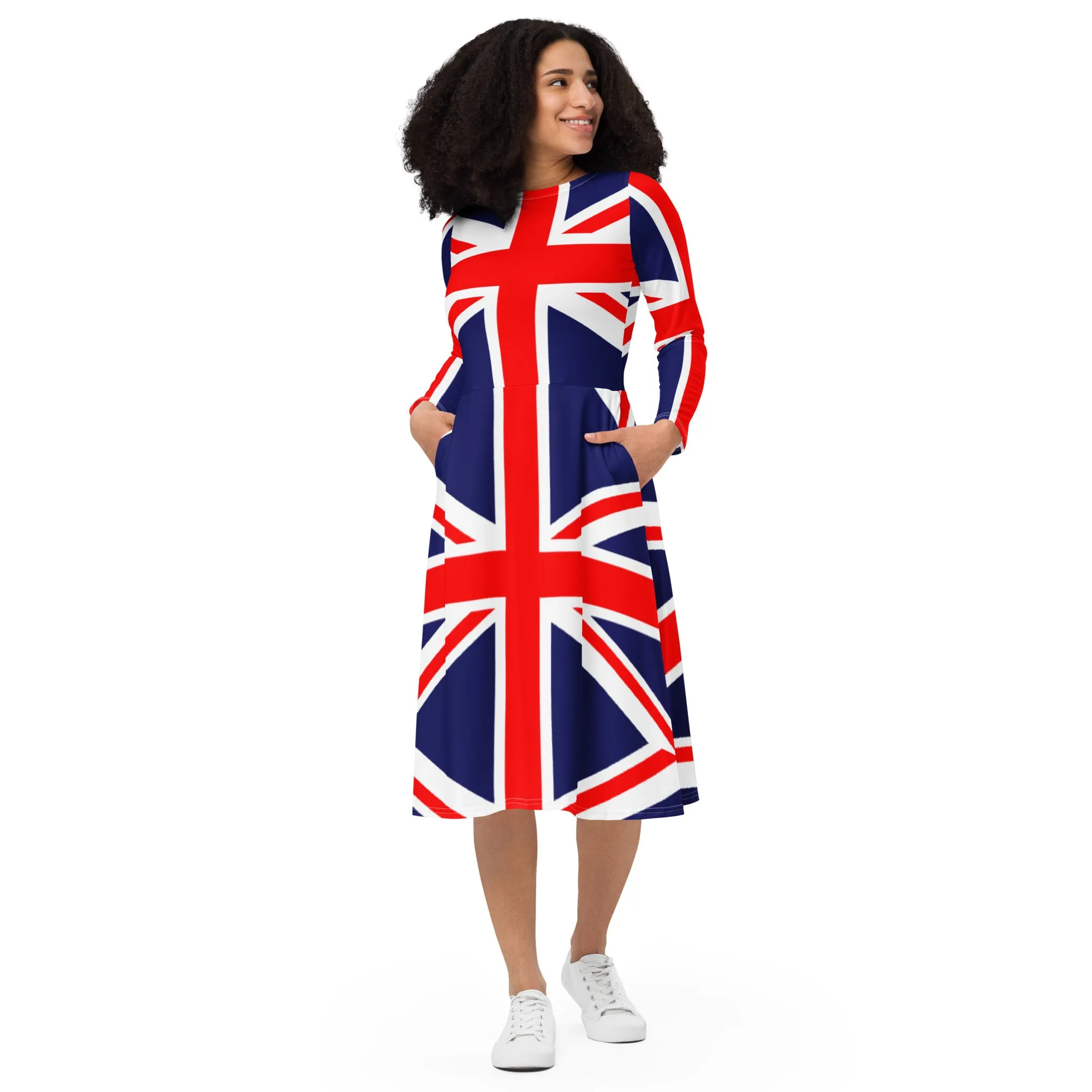 Plus Size Dress Union Jack sizes to 6XL