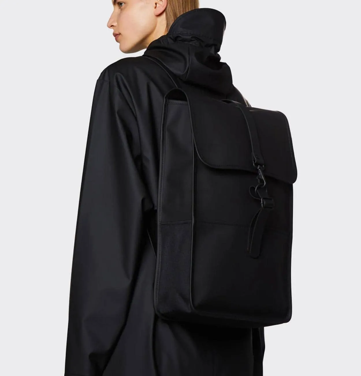 RAINS Backpack in Black