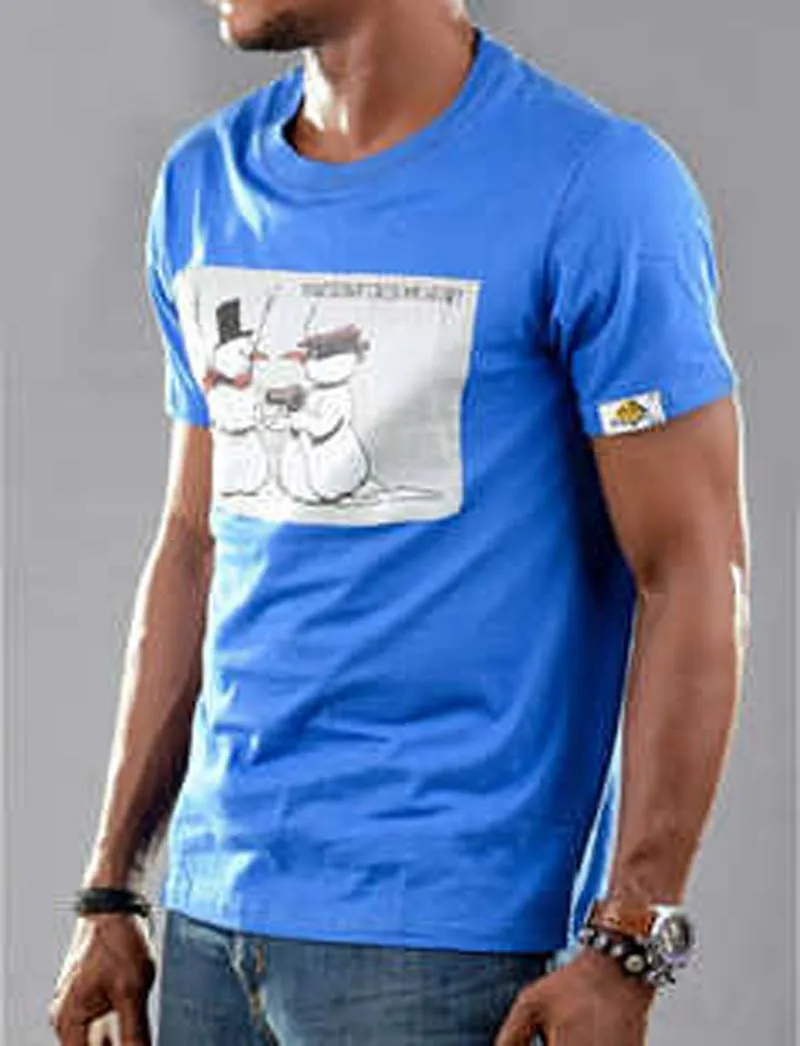 Snowman Graphic T-shirt for guys - Bandit Urban Clothing