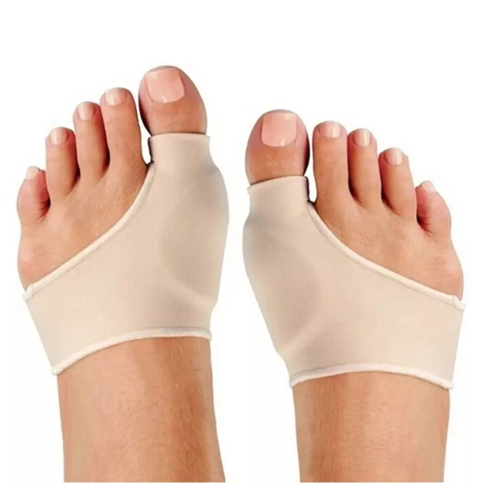 Soft Bunion Corrector suitable Night And Home Use Men's Bunion Pads Relief Orthopedic Sock Cushion Sleeve Splint Gel Protector Support Brace w/ Non-Slip Grip - Bunion Remover Toe Guard - Fix Hallux