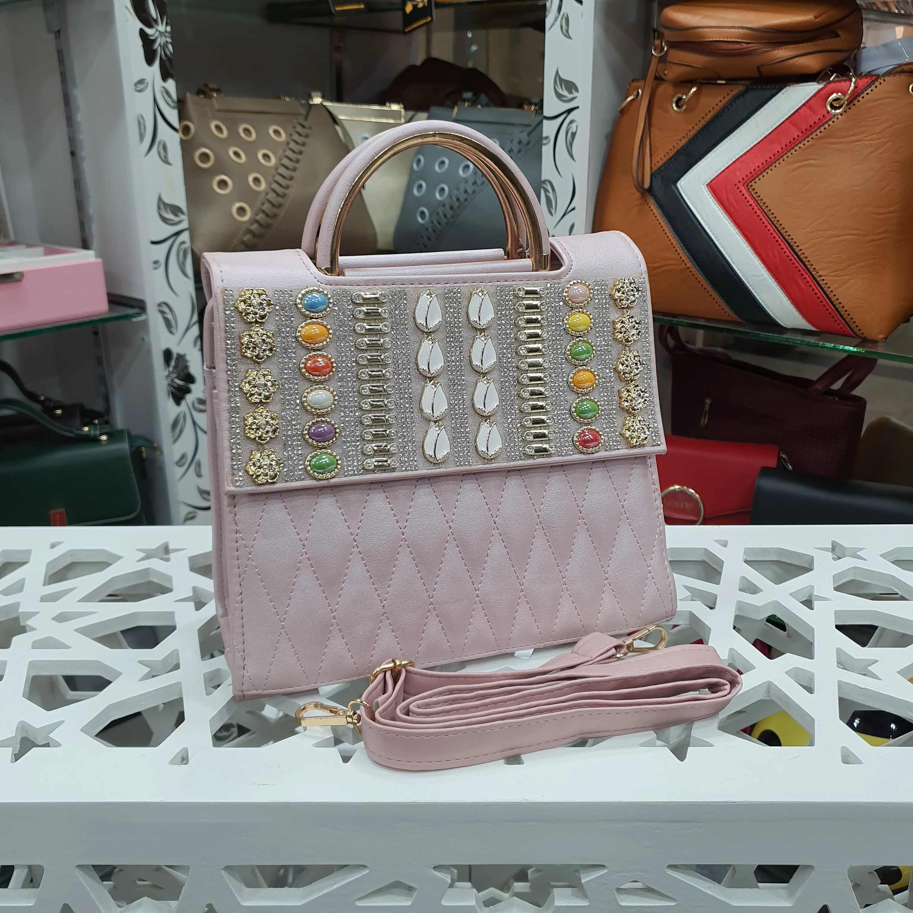 Studs Bags With Handle