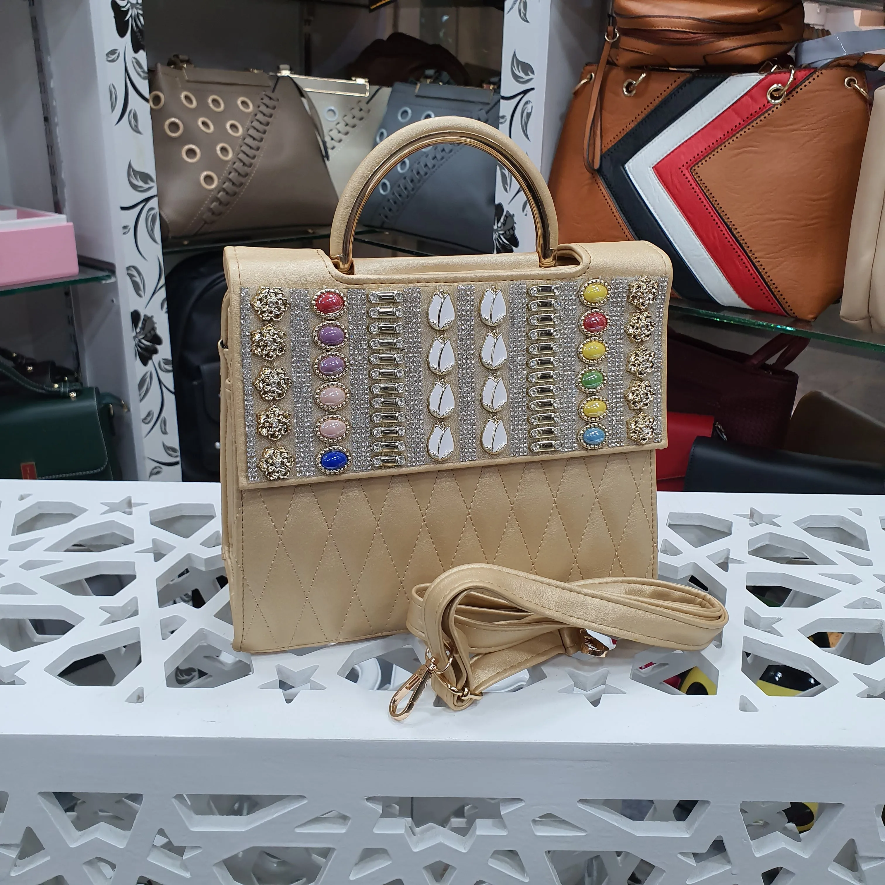 Studs Bags With Handle