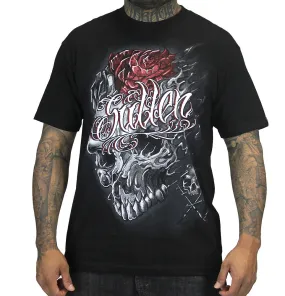 Sullen Skull Melt Tattoo Style Tshirt