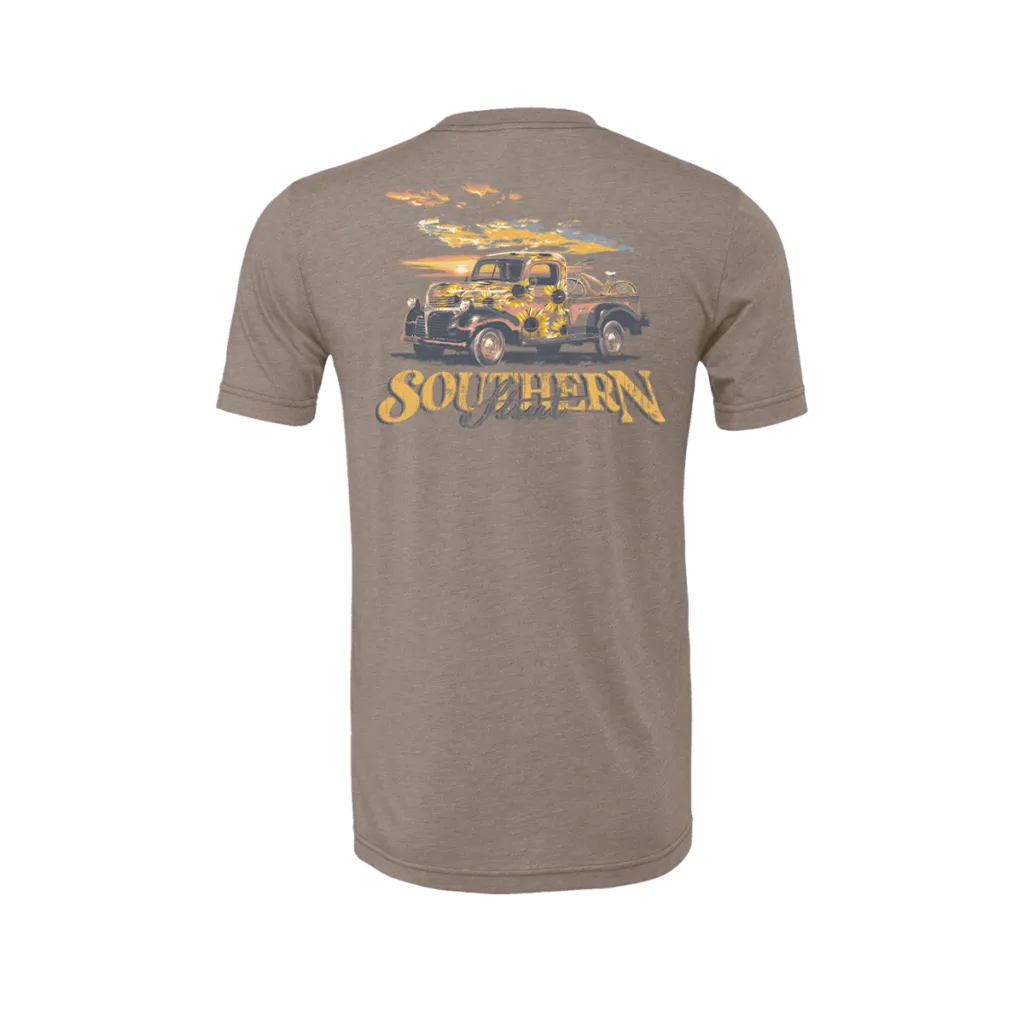 Sunflower Truck T-shirt by Southern Strut