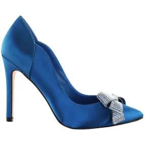 Ted Baker Orlilas Crystal Bow Womens Blue Shoes