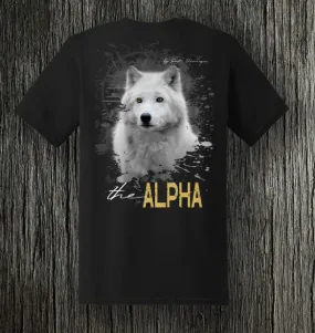 The Alpha Artic Wolf Super Soft Ring Spun 100% Cotton Midweight Unisex T-Shirt TShirt