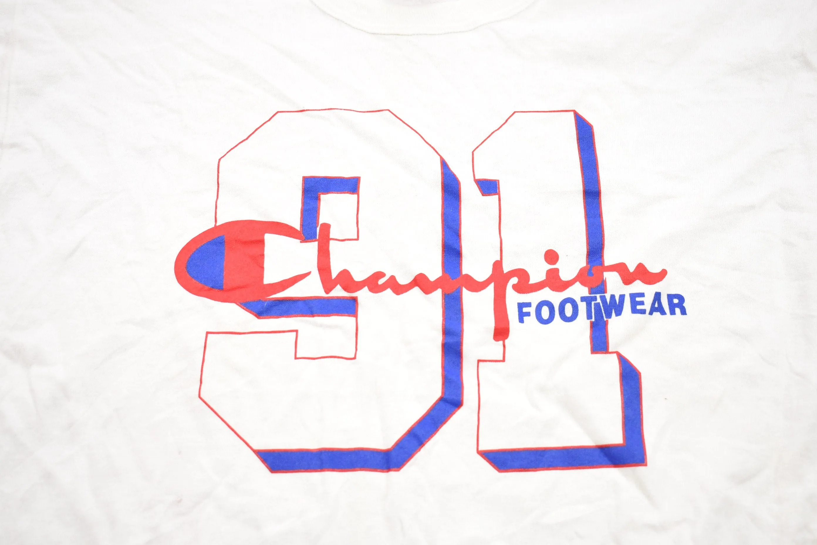 Vintage 1990s Champion Footwear Graphic T-Shirt / Graphic / 80s / 90s / Streetwear / Retro Style / Single Stitch / Made In USA